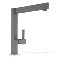 Hot And Cold Spray Paint Grey Kitchen Faucet